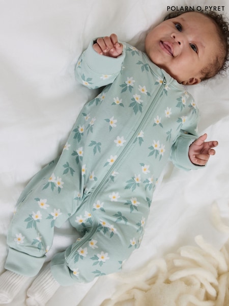 Polarn O Pyret Floral Print Sleepsuit (F62914) | 179 LEI