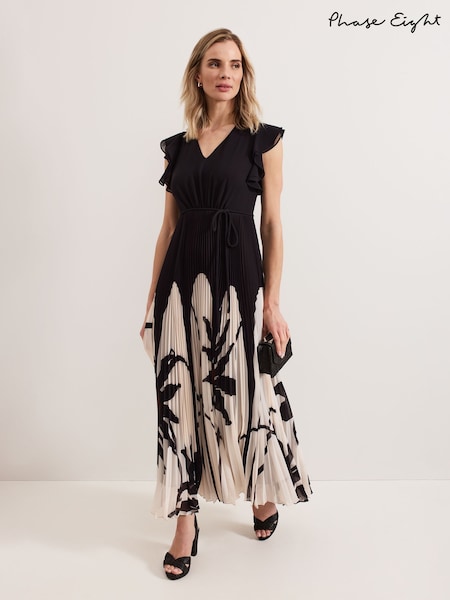Phase Eight Black Uma Maxi Dress (F62931) | 886 QAR