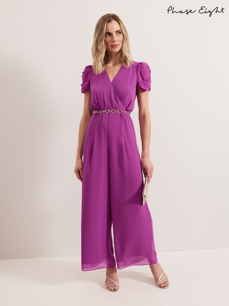 Phase Eight Purple Helene Jumpsuit (F62937) | €190
