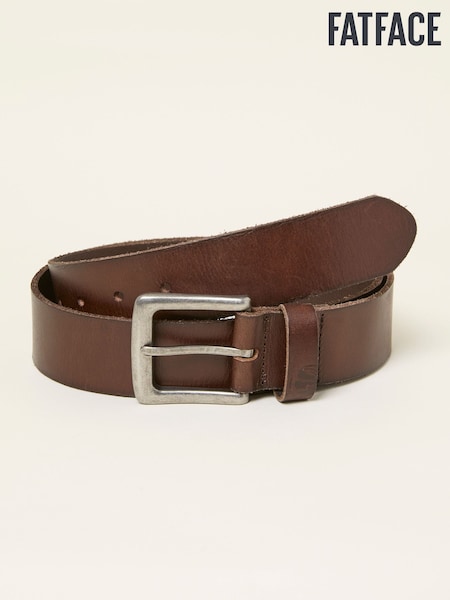 Chocolate Brown Plain Leather Belt (F62970) | AZN 88