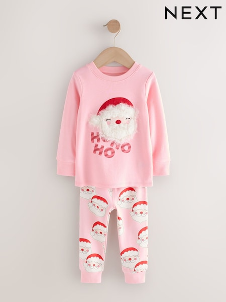 Pink Santa Christmas Pyjamas (9mths-12yrs) (F62993) | AED66 - AED91
