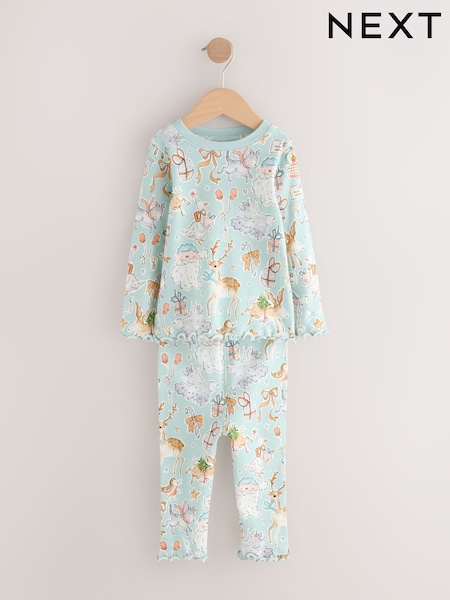 Blue Goose Print Christmas Pyjamas (9mths-16yrs) (F62997) | AED61 - AED86