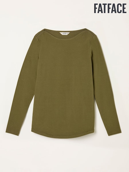 FatFace Bree Olive Green T Shirt (F63006) | €42