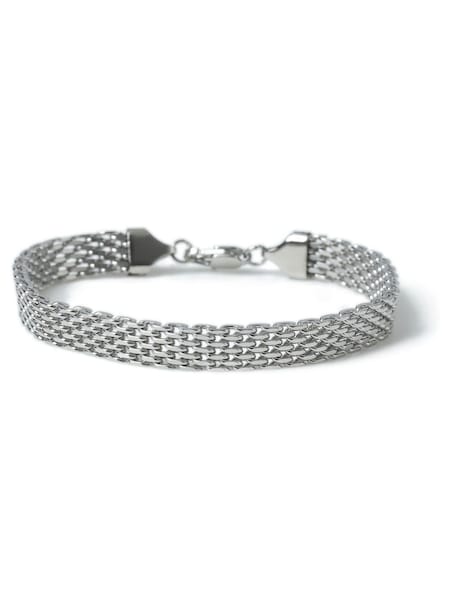 DCK Mens Silver Tone Stainless Steel Watch Strap (F63143) | 164 LEI
