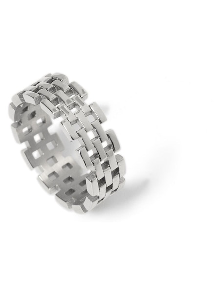 DCK Mens Silver Tone Stainless Steel Watch Strap (F63146) | €26