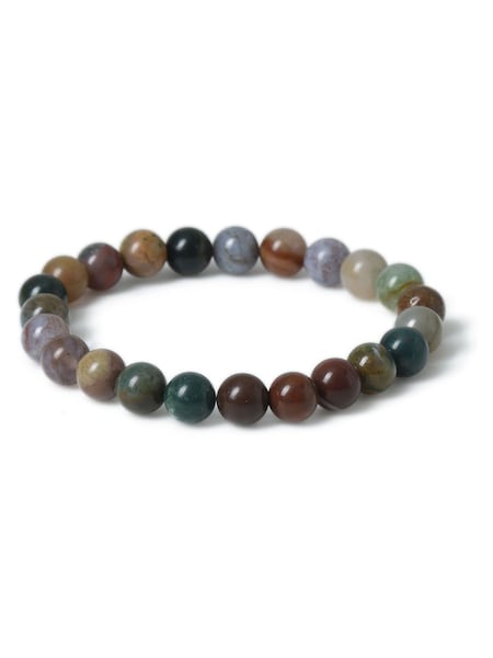 DCK Mens Natural Stone Beaded Wristwear Bracelet (F63148) | ‏89 ر.ق.