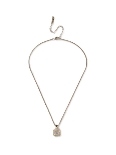 DCK Mens Yellow Gold Cubic Zircona Pendant Necklace (F63150) | 115 zł