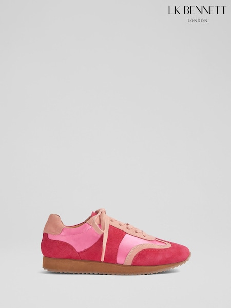 LK Bennett Sport Fabric & Nappa Leather Sport Runner Shoes (F63244) | 253 €