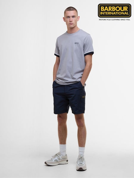 Barbour® International Blue Inline Sapphir Shorts (F63328) | 445 QAR