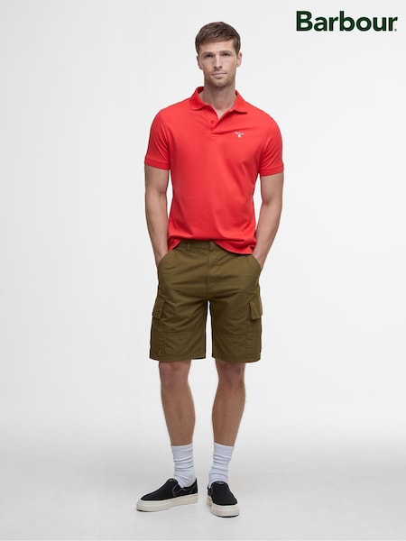 Barbour® Green Ripstop Light 100% Cotton Shorts (F63337) | 555 QAR