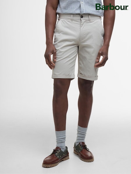 Barbour® Grey Smart Chino Mist Shorts (F63354) | €89