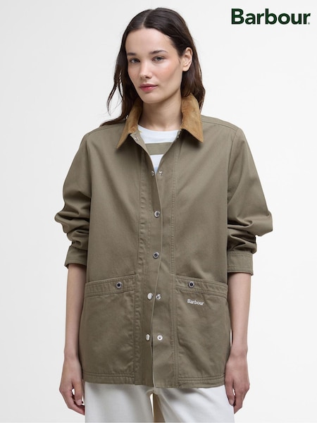 Barbour® Green Sonnie Casual Dusky 100% Cotton Jacket (F63382) | €190