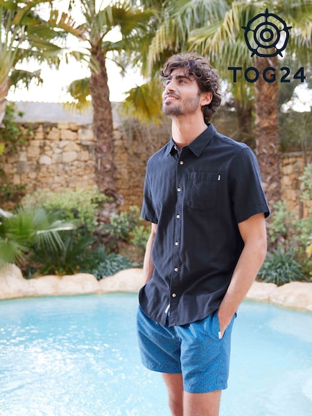 Tog 24 Blue Mens Preston 100% Cotton Shirt (F63458) | €50