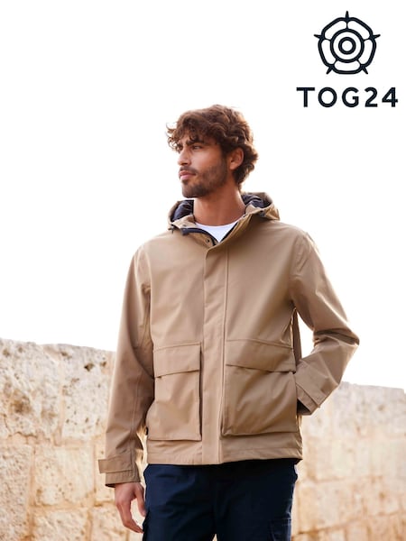 Tog 24 Brown Mens Cason Waterproof Jacket (F63488) | €113