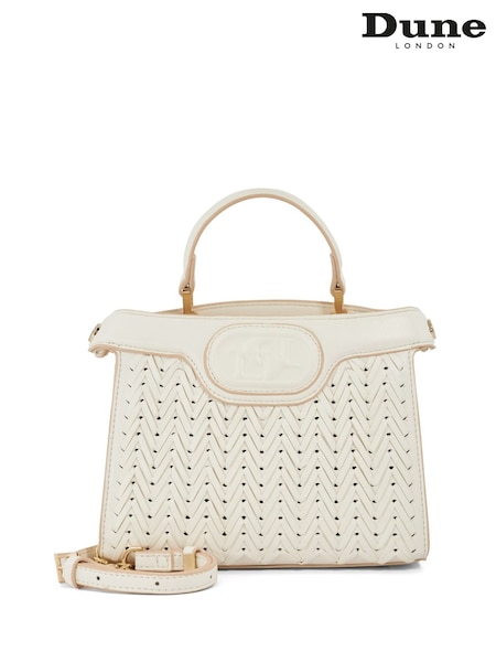 Dune London White Daily Medium Winged Grab Bag (F63505) | €113