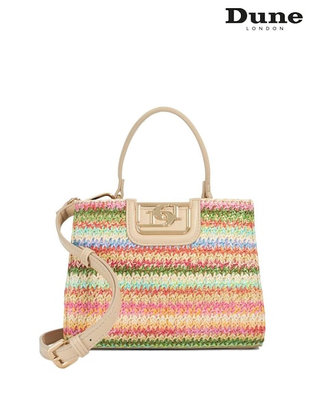 Dune London Natural Suede Dilly Small Grab Handle Bag (F63508) | €113