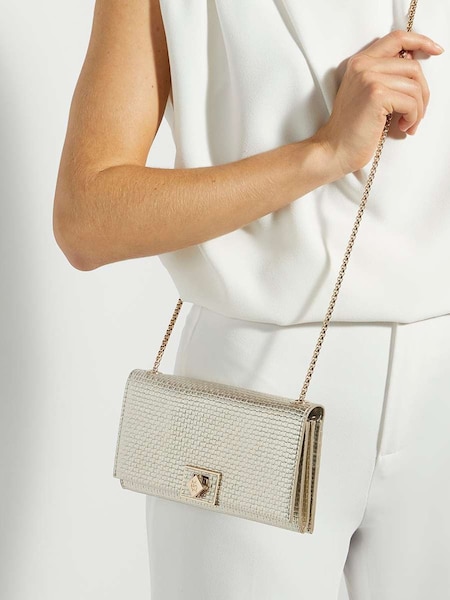 Dune London Gold Serenities Turnlock Detail Chain Bag (F63519) | € 92