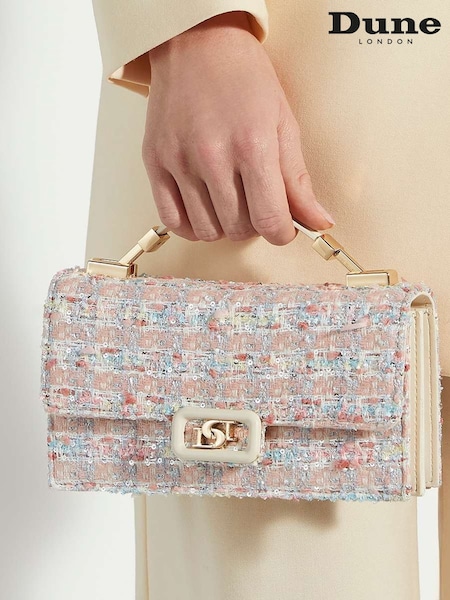 Dune London Pink/white Skilled Top Handle Micro Bag (F63533) | €105