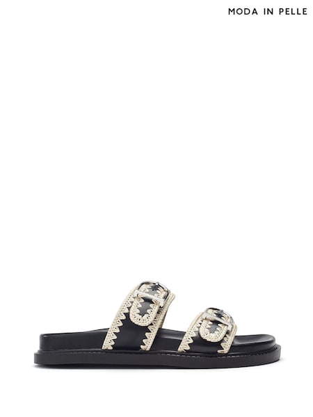 Moda in Pelle Kerriki Flat Sandals With Whip Stitch Detail (F63598) | ₪397