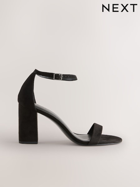 Black Standard/Wide Fit Forever Comfort® Block Heel Sandals (F63611) | €49.50