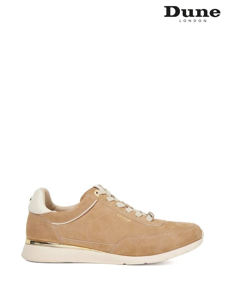 Cream - Dune London Entitle Slim Sole Runner Trainers (F63757) | € 117