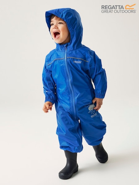 Regatta Blue Kids Puddlesuit (F63792) | €40