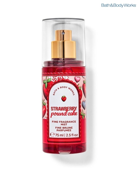 Bath & Body Works Strawberry Pound Cake Travel Fine Fragrance Mist 2.5 fl oz / 75 mL (F63804) | €13
