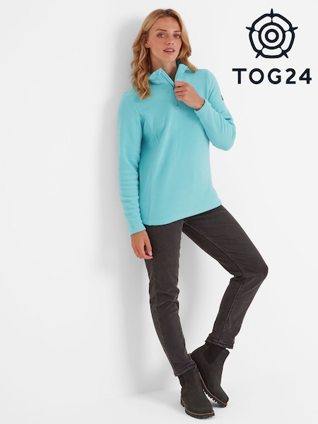 Tog 24 Blue Womens Revive Zip Neck Fleece (F63877) | €33