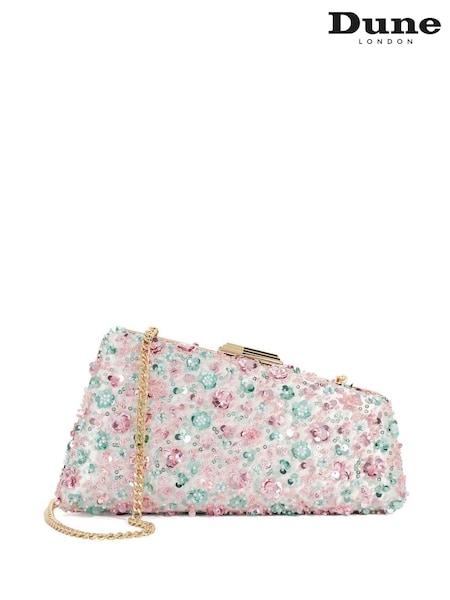 Dune London Pink/Blue Balancing Clutch Bag (F63925) | €142