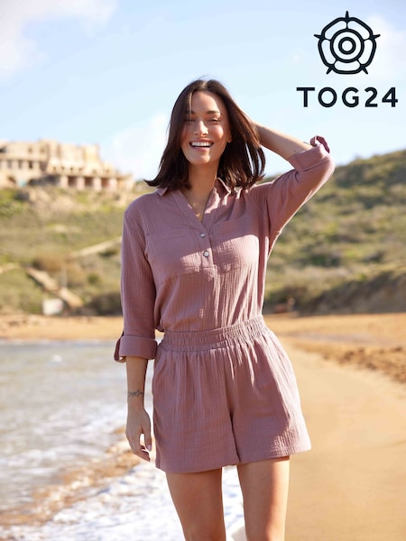 Tog 24 Purple Womens Samie 100% Cotton Shorts (F63942) | €50