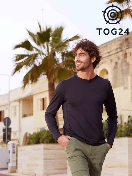 Tog 24 Black Mens Aller Tech Long Sleeve Top (F63948) | R$ 255
