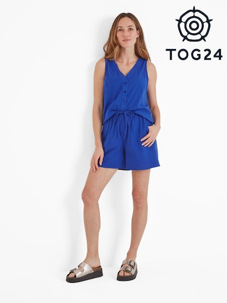 Tog 24 Blue Womens Jasmine 100% Cotton Shorts (F63953) | €40