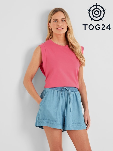 Tog 24 Pink Womens April 100% Cotton Vest (F63961) | €31