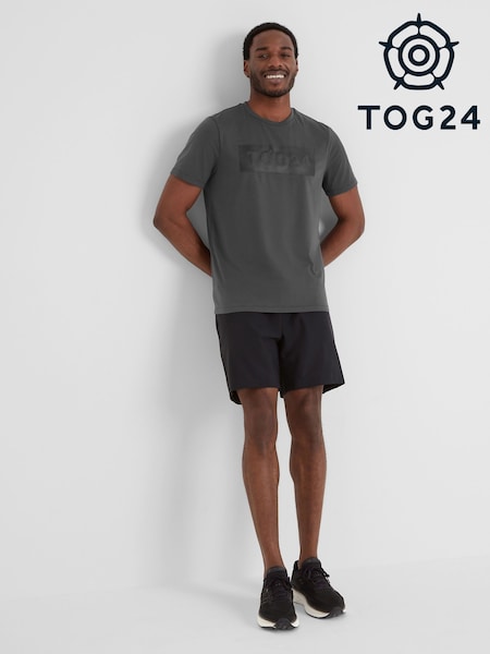 Tog 24 Grey Mens Airwell Tech Short Sleeve Top (F63970) | €36