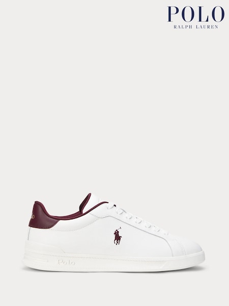 Polo Ralph Lauren White Sneakers-Low Top Lace Trainers (F64022) | €154