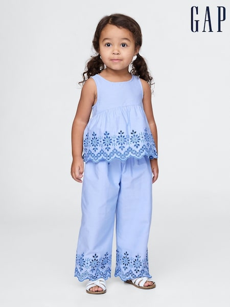 Gap Eyelet Poplin Outfit Set (6mths-5yrs) (F64054) | kr500
