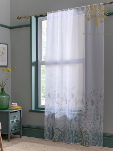 Appletree Natural Arianna Slot Top Voile Panel (F64057) | ₪80 - ₪96