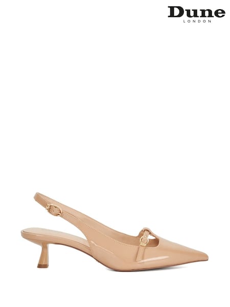 rjava - Dune London Deserving Shallow Mary Jane Open Heels (F64063) | € 130