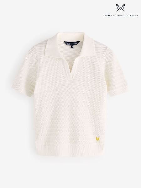 Crew Clothing Natural Sola V-Neck Knit Jumper (F64100) | AZN 123