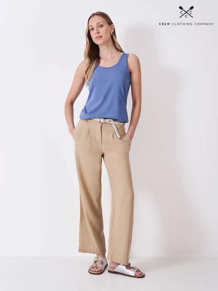 Crew Clothing Company Blue Classic Vest Top (F64104) | 79 QAR