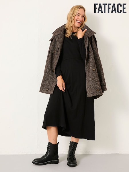 FatFace Jersey Midi Dress (F64177) | R$ 585