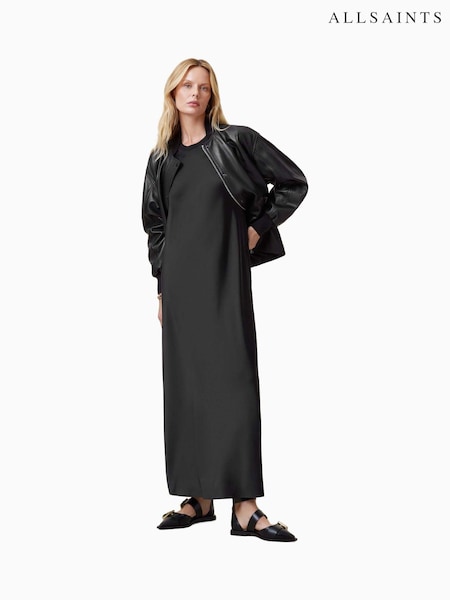 Negru - Rochie AllSaints Aida (F64185) | 1,184 LEI