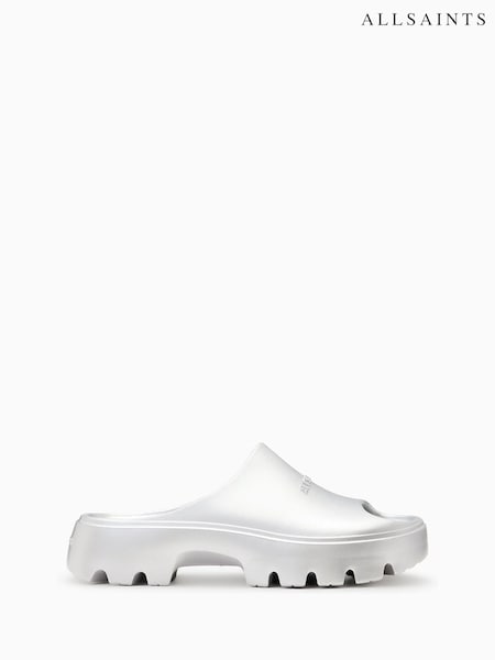 AllSaints Grey Eclipse Sliders (F64196) | €105