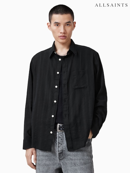AllSaints Karmi Long Sleeve 100% Cotton Shirt (F64222) | 6 549 грн