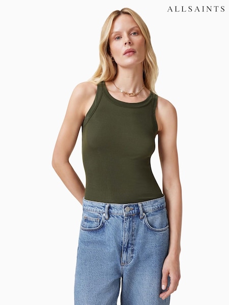 AllSaints Green Rina Tank (F64224) | ₪161