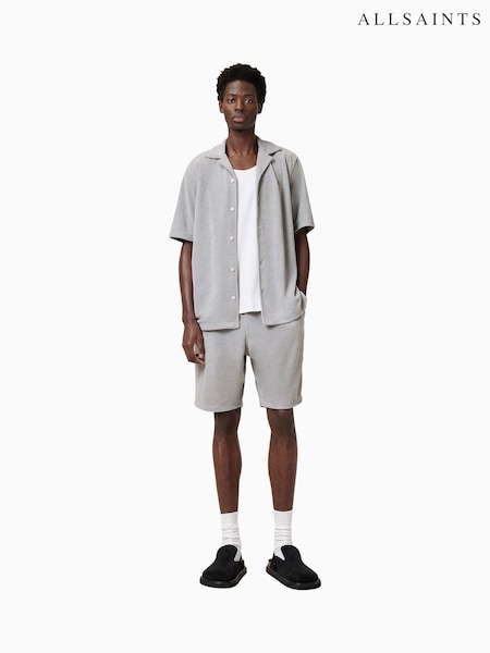 AllSaints Grey Felix Sweat Shorts (F64273) | €91