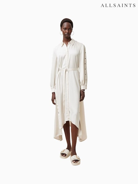AllSaints White Lexi Dress (F64275) | €253