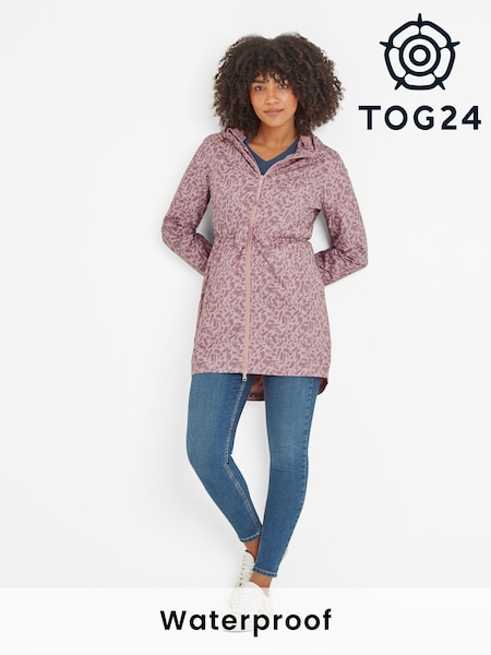 Vaaleanpunainen Tumma - Tog 24 Womens Keld Waterproof Packaway Jacket (F64324) | €102