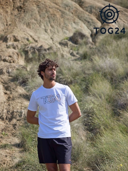 Tog 24 White Mens Rhode Tech Short Sleeve Top (F64332) | R$ 245