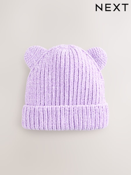 Lilac Purple 3D Ear Beanie (3mths-10yrs) (F64370) | 35 QAR - 40 QAR